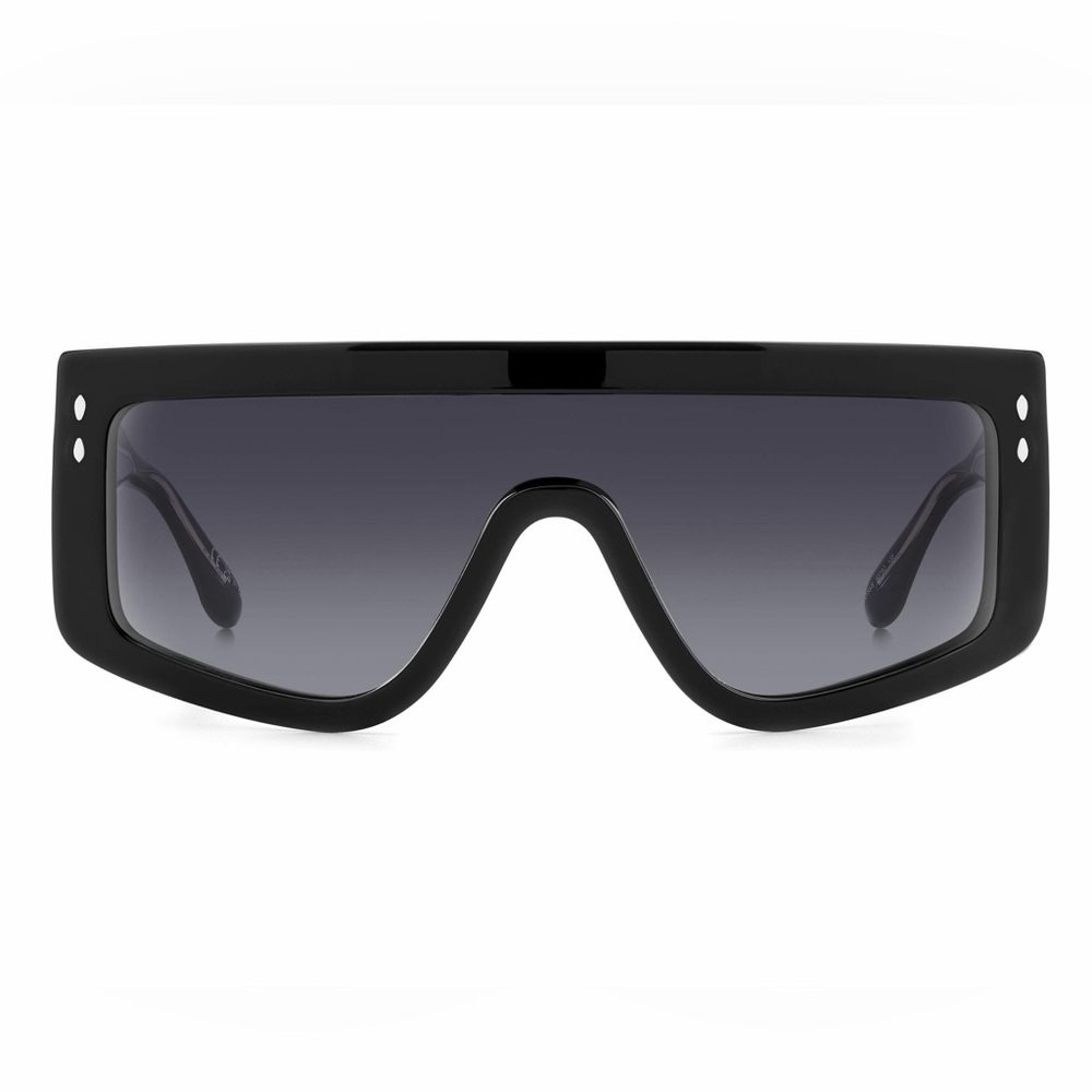 New! Isabel Marant IM0155/S 8079O Black Shield Sunglasses, Authentic - Picture 3 of 6